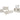 Shaybrock 6 Piece King Panel Bedroom - Antique White - King