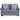 Carissa Manor Loveseat - Denim