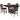 Haddigan Counter Dining Set - Dark Brown