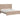 Senniberg King Panel Bed - Light Brown/White