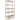 Realyn Bookcase - Brown/White