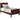 Alisdair Sleigh Bed - Dark Brown