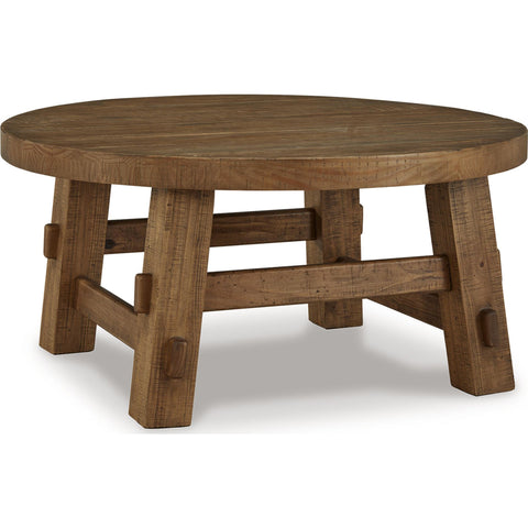 Mackifeld Coffee Table - Warm Brown