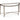 Copia Sofa Table - Antique Silver